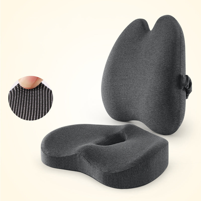 Ergonomic Car Lumbar and Seat Cushion – Comfortable Support for Driving & Office
