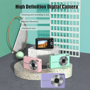 Mini HD Digital Camera for Kids – 44MP Entry-Level Gift for Boys & Girls