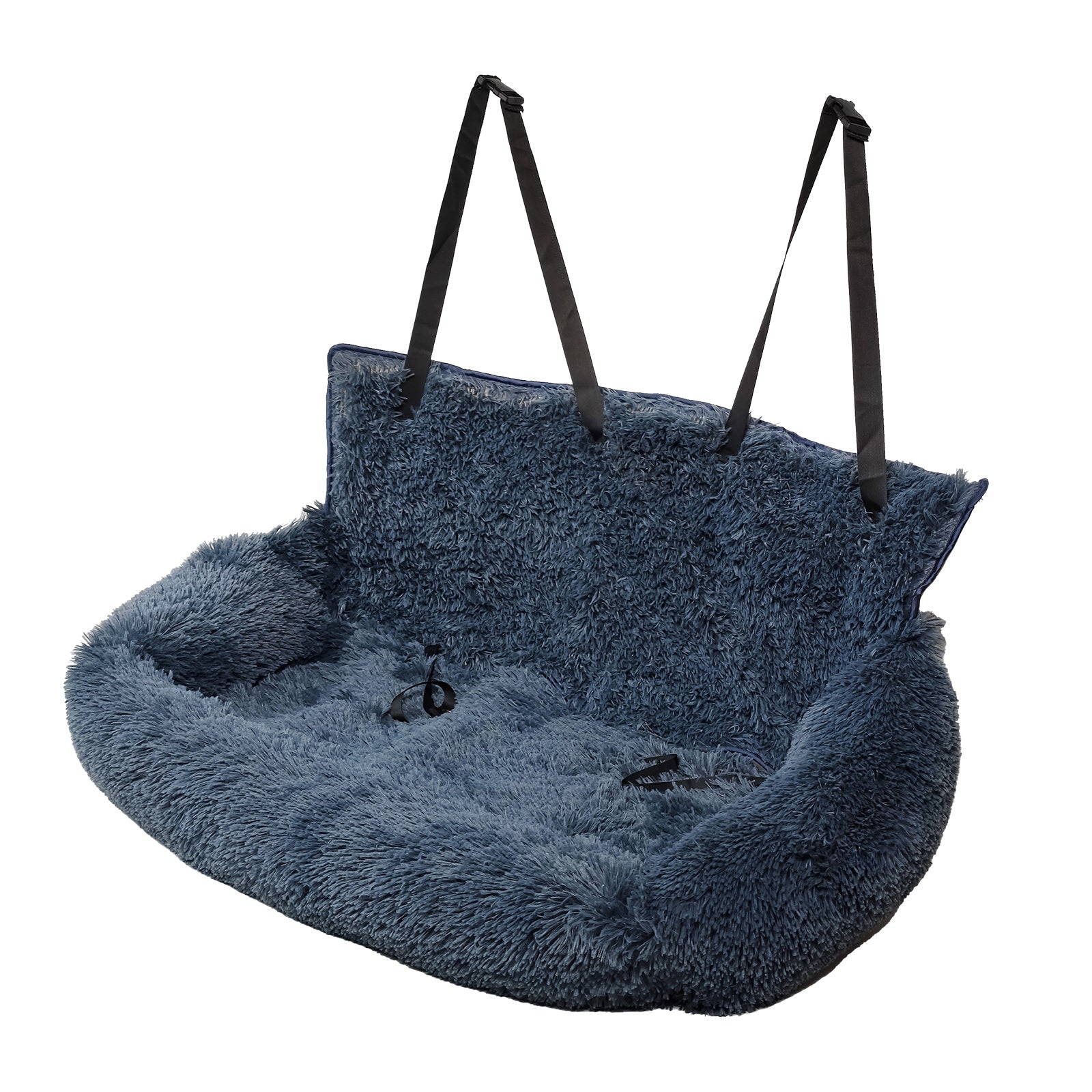 Dog Car Seat for Small, Medium, and Large Dogs – Travel Pet Booster Seat with Seat Belt, Washable Plush Safety Seat