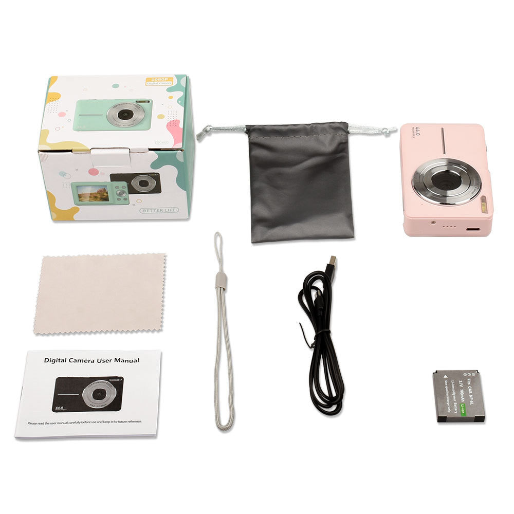 Mini HD Digital Camera for Kids – 44MP Entry-Level Gift for Boys & Girls