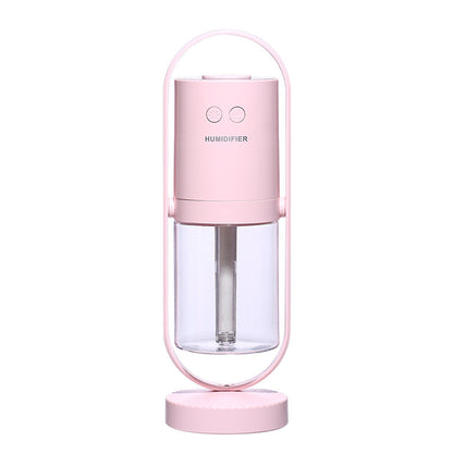 Magic Shadow USB Air Humidifier – Ultrasonic Mist Maker with Projection Night Light, Mini Air Purifier for Home, Office & Car