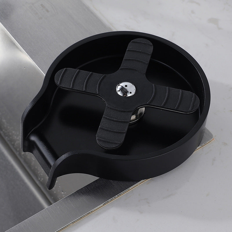 High-Pressure Stainless Steel Glass Rinser – Automatic Cup Washer for Kitchen Sink, Bar & Home