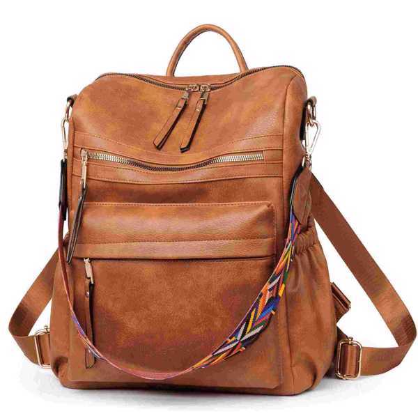 Shoulder Bag for Women – Fashionable PU Leather Backpack Purse