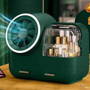 Makeup Case with LED Mirror – Elegant Storage Organizer for Cosmetics & Beauty Essentials
