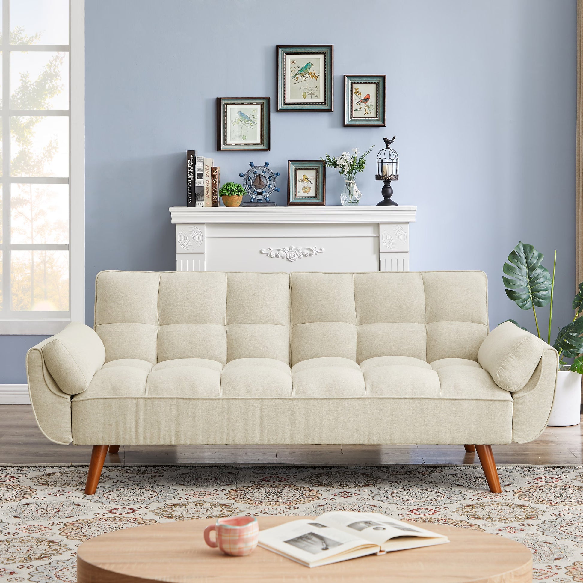2064 Beige Sofa – Elegant & Comfortable Living Room Essential