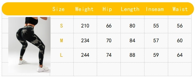 Tie-Dye Workout Seamless Leggings for Women – High Waist Gym Leggings Yoga Pants, Scrunch Butt Lifting Elastic Tights