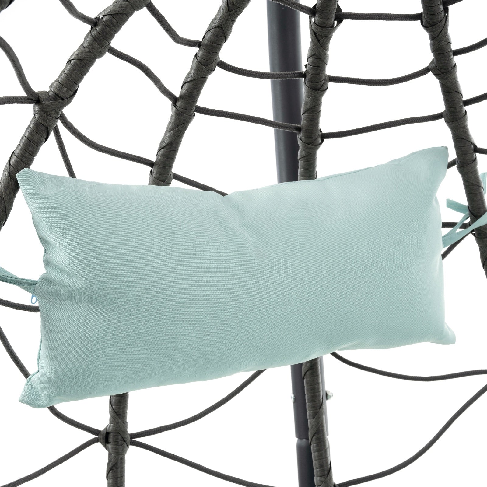 Egg Chair with Stand – Indoor & Outdoor Wicker Hanging Swing Chair