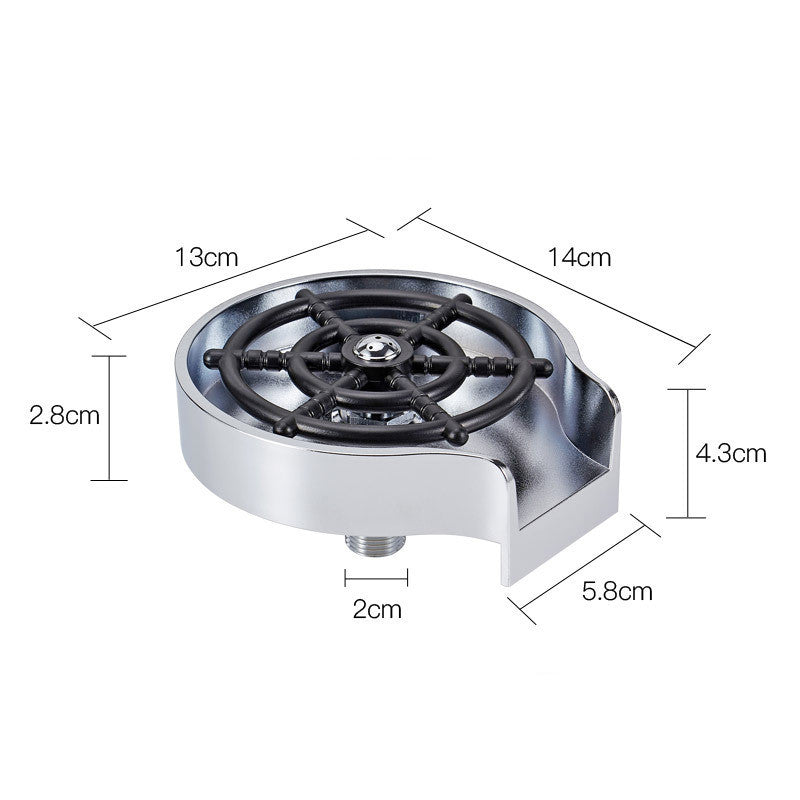 High-Pressure Bar Counter Cup Washer – Automatic Sink Spray for Kitchen & Coffee