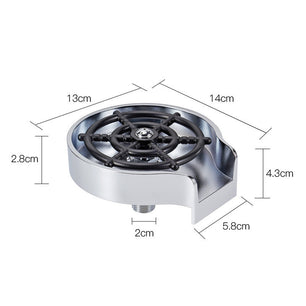 High-Pressure Bar Counter Cup Washer – Automatic Sink Spray for Kitchen & Coffee