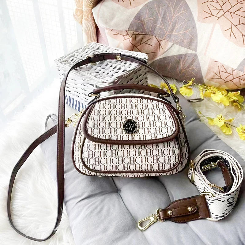 CHCH Elegant Cartoon Letter Crossbody Bag - Women's Versatile Handbag