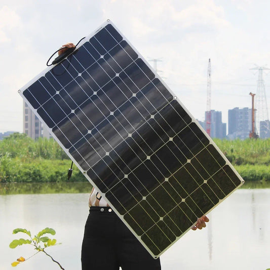12V Flexible Solar Panel 600W - Best Bendable Monocrystalline Solar Panel for RV & Boat