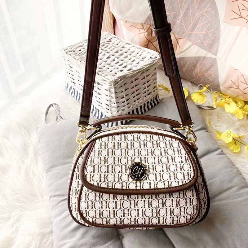 CHCH Elegant Cartoon Letter Crossbody Bag - Women's Versatile Handbag