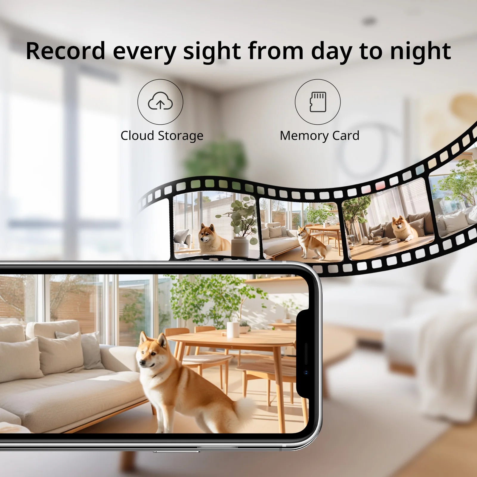 BoyKeep 3MP WiFi Indoor Security Camera with Motion Detection and Two-Way Audio