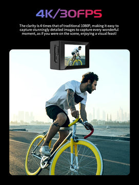 SJCAM SJ4000 Dual Screen 4K Action Camera – BHHShop