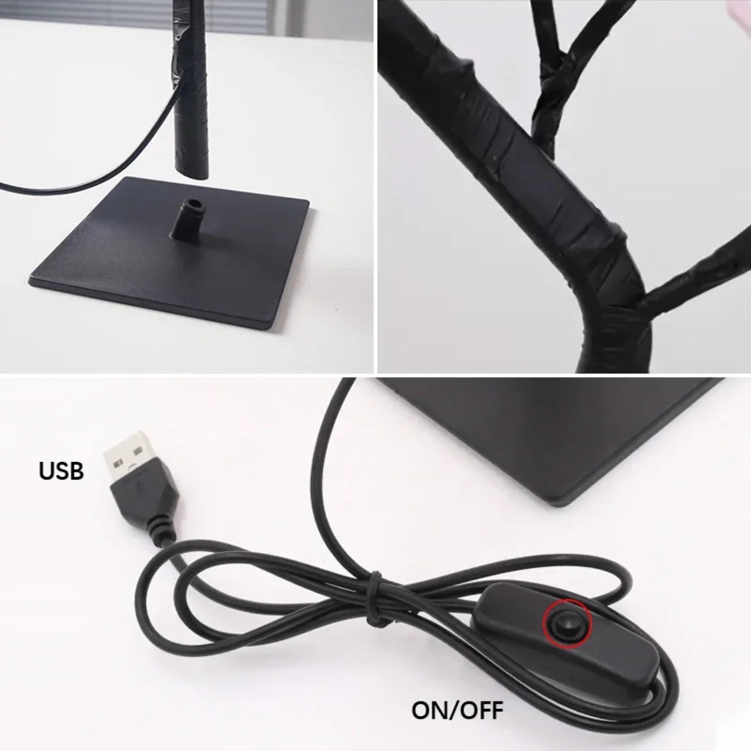Rose Flower Tree USB Table Lamp – BHHShop