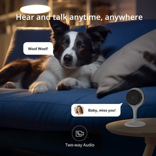 BoyKeep 3MP WiFi Indoor Security Camera with Motion Detection and Two-Way Audio