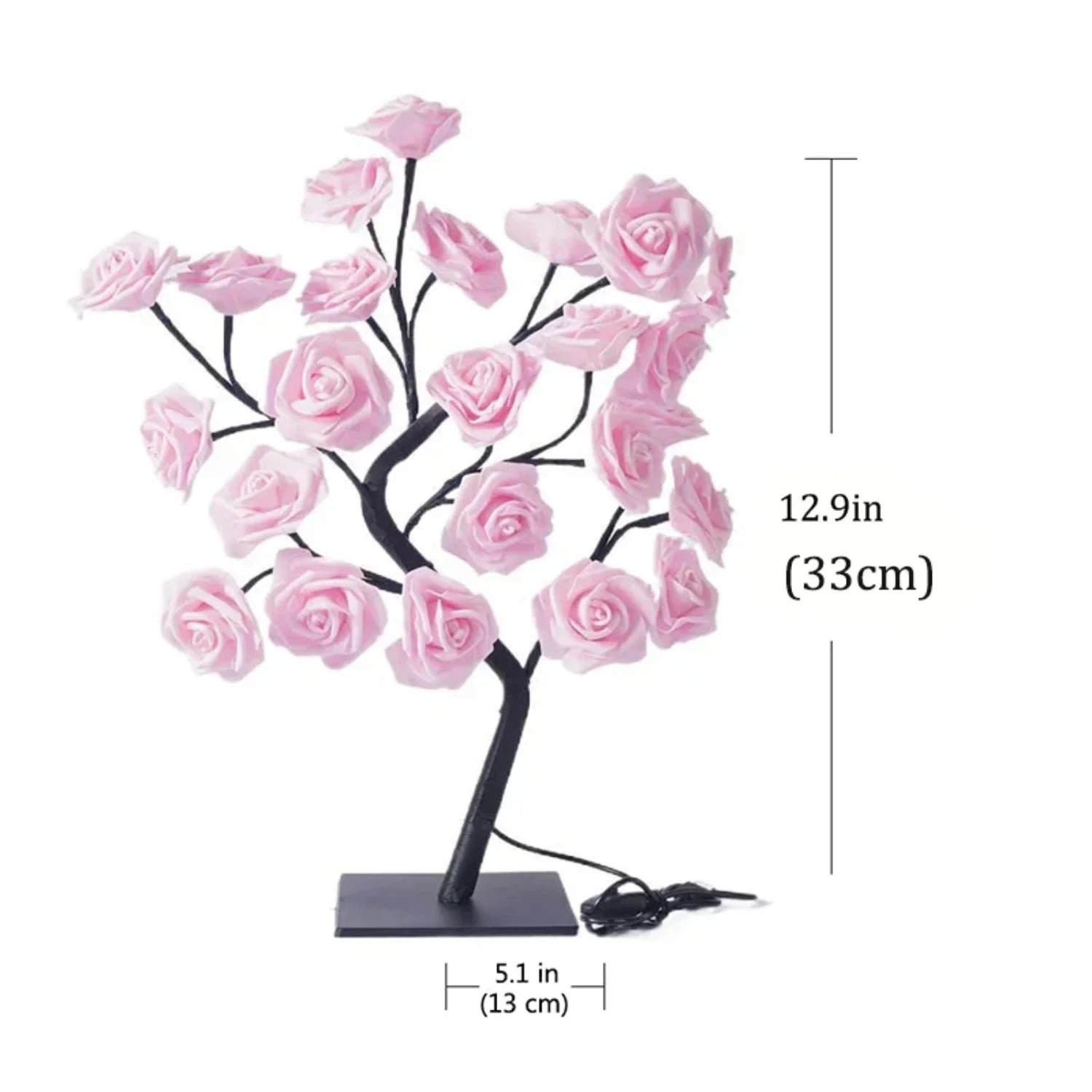 Rose Flower Tree USB Table Lamp – BHHShop