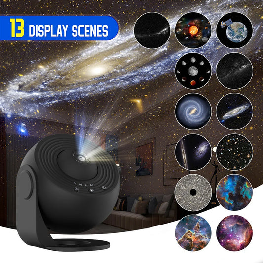 13 in 1 Star Projector - Planetarium Galaxy Night Light for Kids & Adults Bedroom Decor