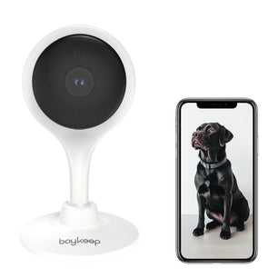BoyKeep 3MP WiFi Indoor Security Camera with Motion Detection and Two-Way Audio