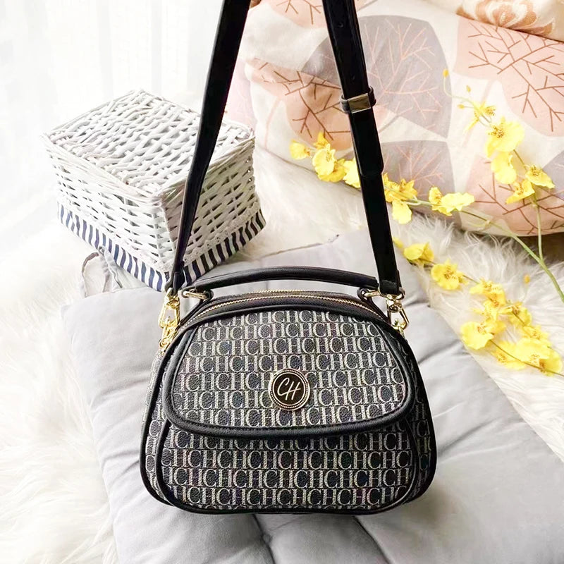 CHCH Elegant Cartoon Letter Crossbody Bag - Women's Versatile Handbag
