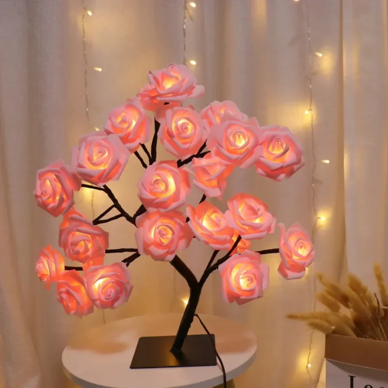 Rose Flower Tree USB Table Lamp – BHHShop