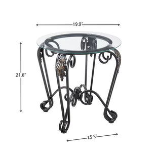Tempered Glass Coffee Table Set of 3 – Modern Living Room Furniture