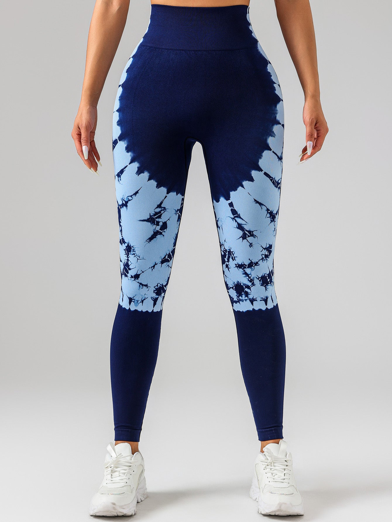 Tie-Dye Women's Yoga Leggings with High Waistband – Moisture-Wicking, Stretchy, and Perfect for Outdoor Activities & Fitness