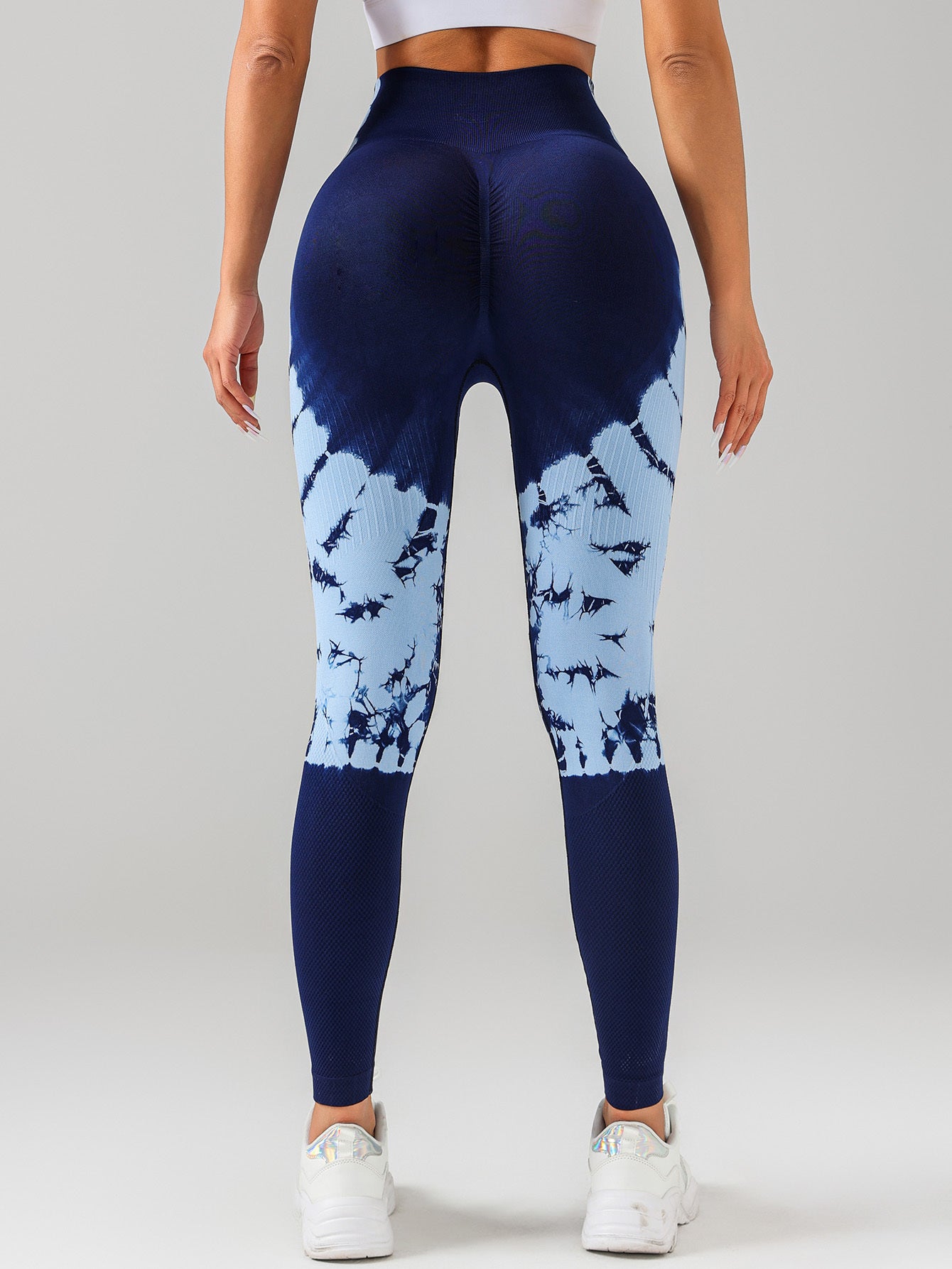 Tie-Dye Women's Yoga Leggings with High Waistband – Moisture-Wicking, Stretchy, and Perfect for Outdoor Activities & Fitness