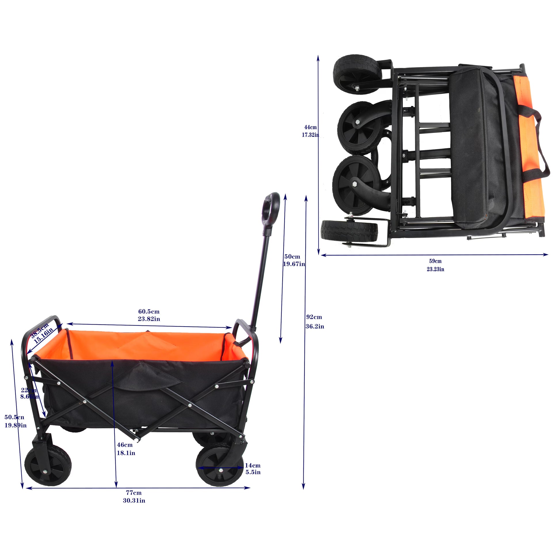 Mini Folding Wagon – Compact, Lightweight, and Versatile