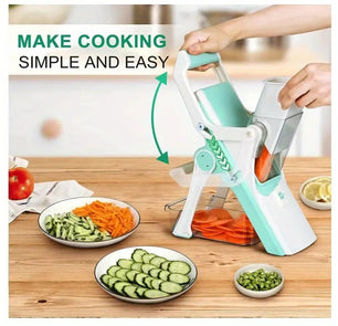 Safe Multifunctional Mushroom Slicer – 5-in-1 Vegetable Slicer